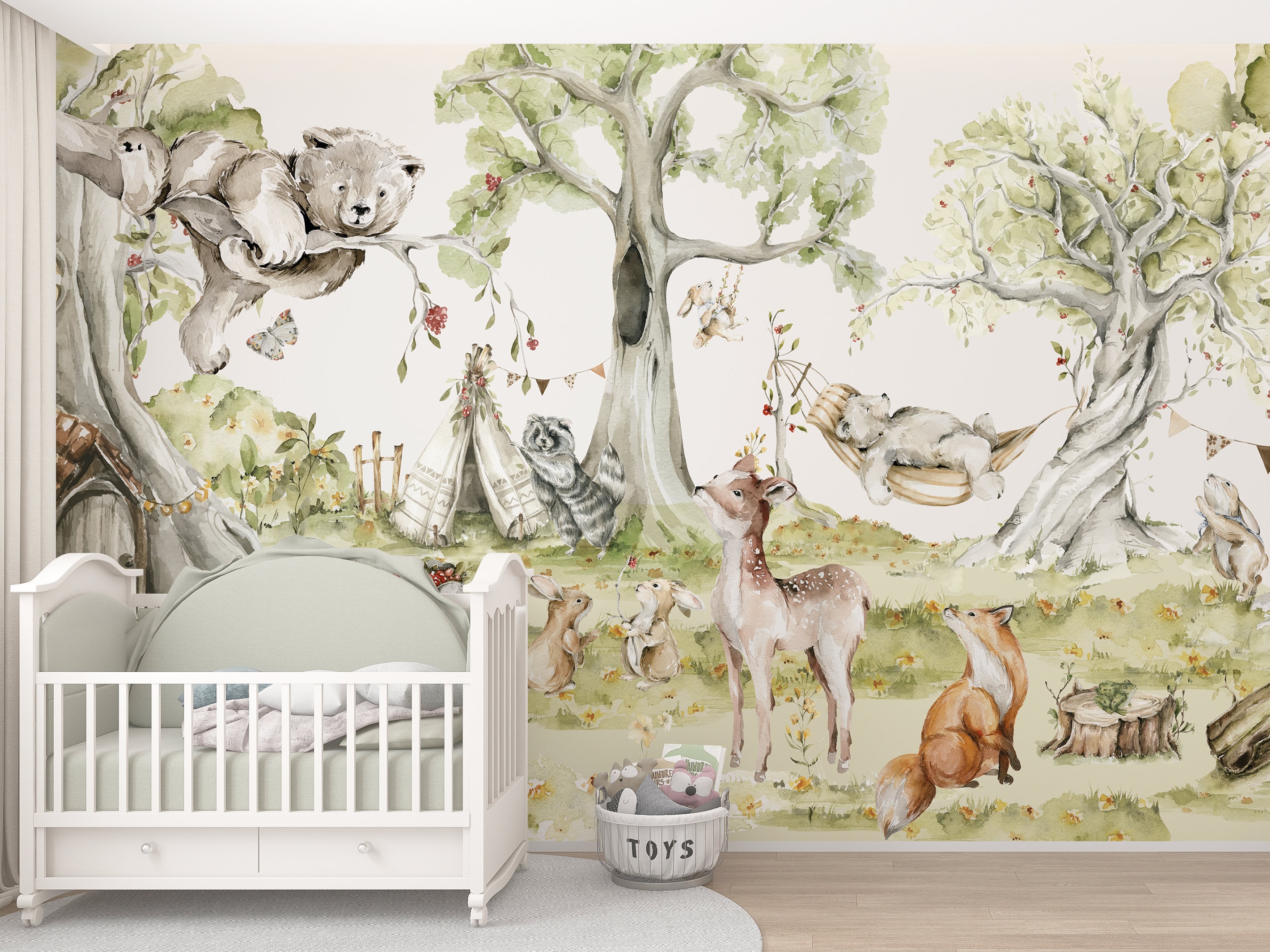 My Top Nursery Wallpaper Mural Tips and Picks for Boy Nursery  Forrester  Home