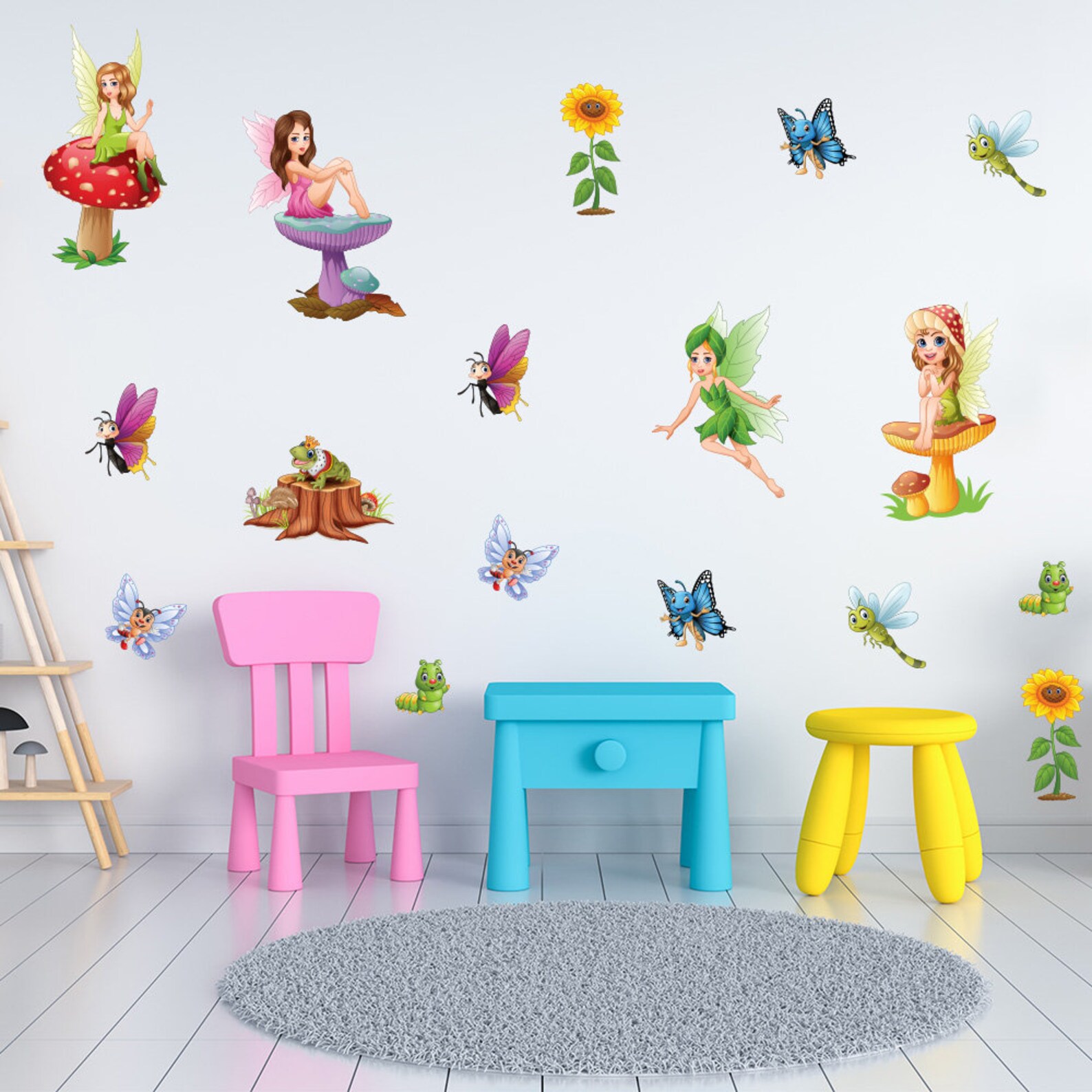 Wall Decal for Kids Fairy Tale Wall Sticker Set Stickers - Etsy
