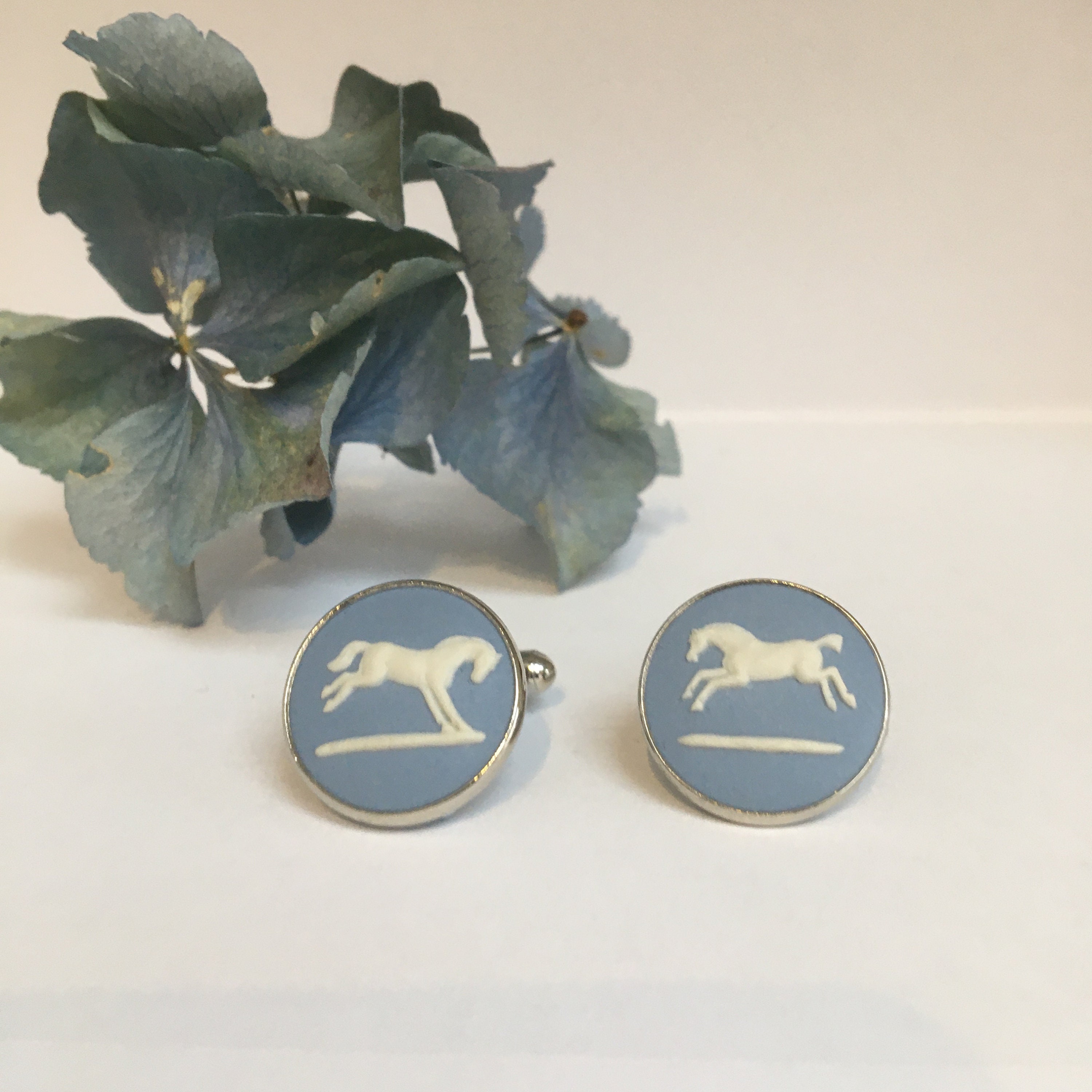 Vintage Wedgwood Cufflinks Wedgwood Jasperware Etsy