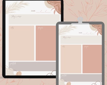 Daily Bible Note Template, Church Note-taking Template, Christian Notes, GoodNotes Template, Bible Study Template, Church Bible Template