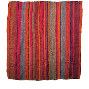 PERUVIAN Colorful RUG / Blanket/ Natural color/Frazada/ Carpet/ Home Decoration/ Premium Quality Teppich/Winter  CHRISTMAS/ Vintage / Runner