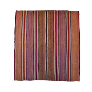 PERUVIAN COLORFUL RUG / Blanket/ Natural colors/ Frazada/ Carpet/ Home Decoration/ Premium Quality Teppich/ peruvian textile/ Andes/ Vintage