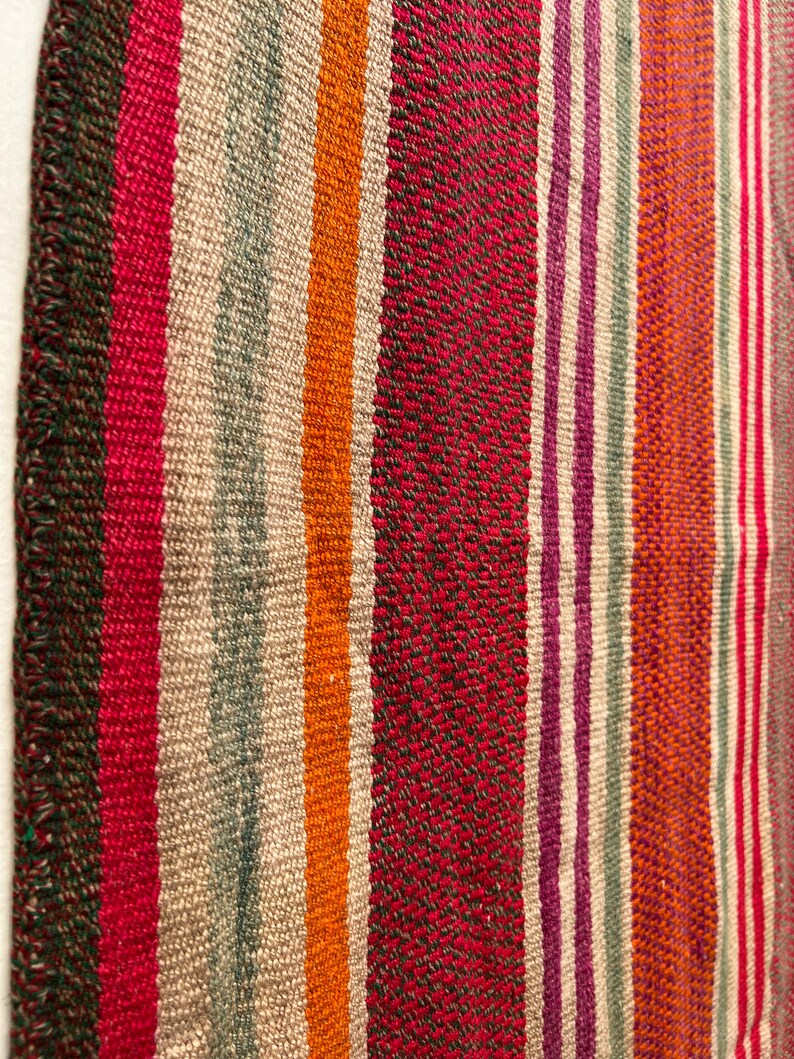 Peruvian Colourful Blanket / Rug / Blanket / Handmade / Textiles