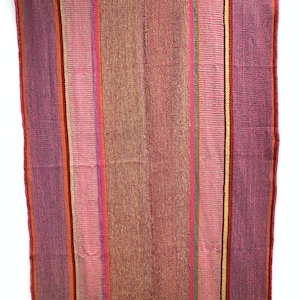 PERUVIAN Colorful RUG / Blanket/ Natural color/Frazada/ Carpet/ Home Decoration/ Premium Quality Teppich/Winter/ Vintage / Runner