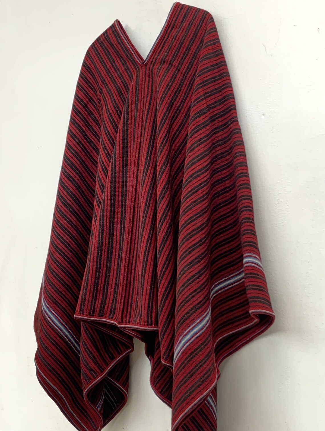 Poncho / Shawl / Poncho Peru / Peruvian Vintage Textile / Poncho From ...