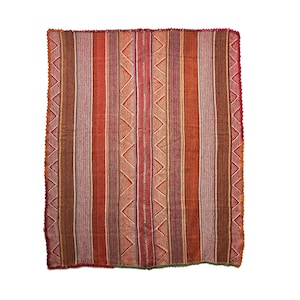 PERUVIAN COLORFUL RUG / Blanket/ Natural colors/ Frazada/ Carpet/ Home Decoration/ Premium Quality Teppich/ peruvian textile/ Andes/ Vintage