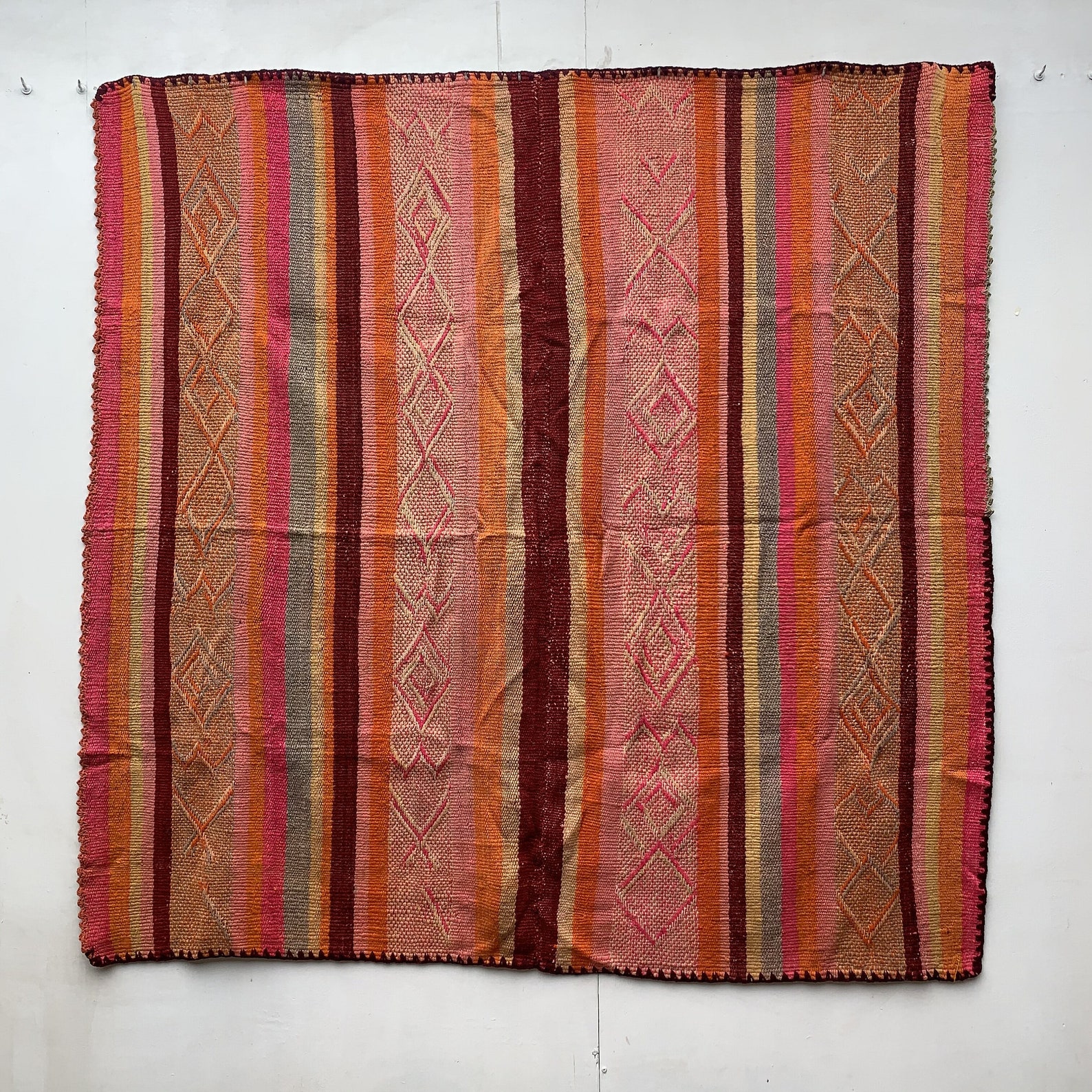 COLORFUL Peruvian FRAZADA / WHOLESALE / Carpet / Teppich / Rug - Etsy