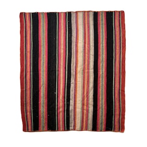 Peruvian textile, Textile handicrafts, Rug, Blanket, Natural Sheep,  Peruvian Ethnic Rug, handmade, Peruvian Cultures, 188cm x 166cm 3.80kg.