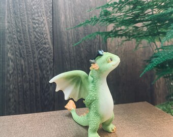 Resin Dragon Figurine: Micro Landscape, Garden Decor