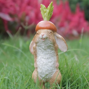 miniature Garden cute bunny animal statues Micro landscape decorations mini garden supplies DIY potted landscape gifts for friends