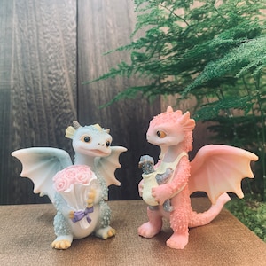 Couples Lovers Dragon Micro landscape decorations Mini garden supplies DIY potted landscape gifts for friends