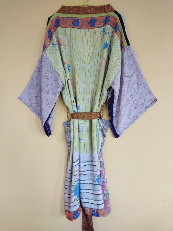 Sleepwear robes Nightdress Kimono Bathrobe kimono… - image 2