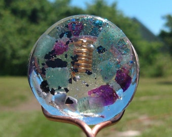 Orgone/Orgonite crystal phone holder choice 07