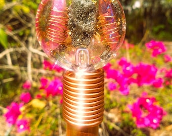 Cristal de luz de varinha de orgonite