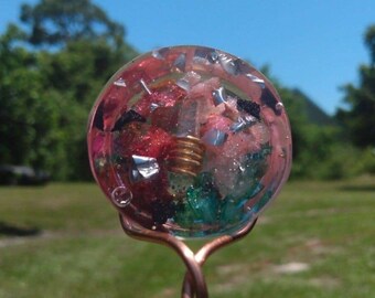 Orgone/Orgonite crystal phone holder choice 01