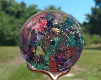 Orgone/Orgonite crystal phone holder choice 08