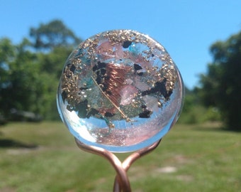 Orgone/Orgonite crystal phone holder choice 14a