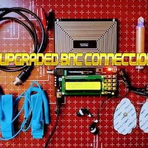 Schumann coil / Rife Zapper combo. Switchable Frequency Generator W/ Sound & BNC Upgrade,