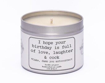 Funny Candle I/'m Surrounded By Idiots Funny Candle For Friend Gag Gift