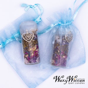 Stress Free Spell. Anxiety Relief Spell Jar. Wiccan Spells. - Etsy