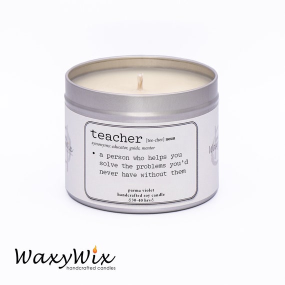 Gift for teacher candle soy wax candle scented candle -  Portugal