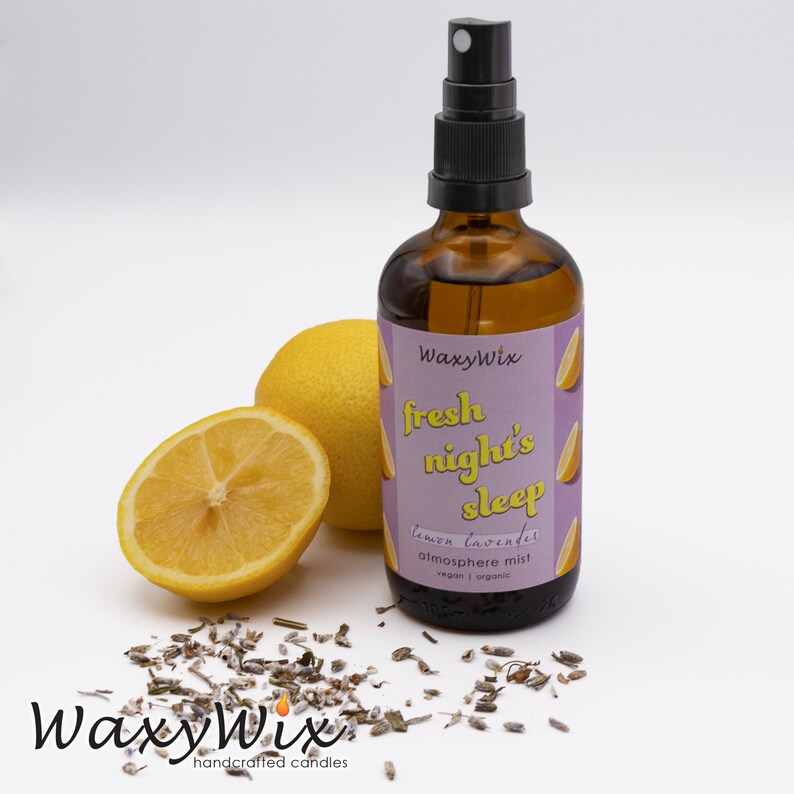 Refreshing Room Spray. Fresh Night's Sleep. Lemon Lavender Etsy