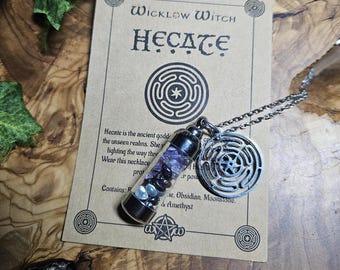 Collares de talismán de deidades griegas: con chips de cristal cuidadosamente seleccionados para el trabajo devocional