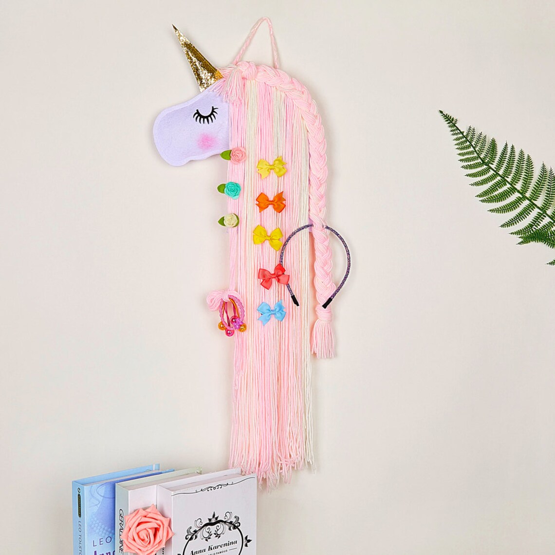 Unicorn Wall Hanging Wall Decor Kids Room Nursery Bedroom Etsy
