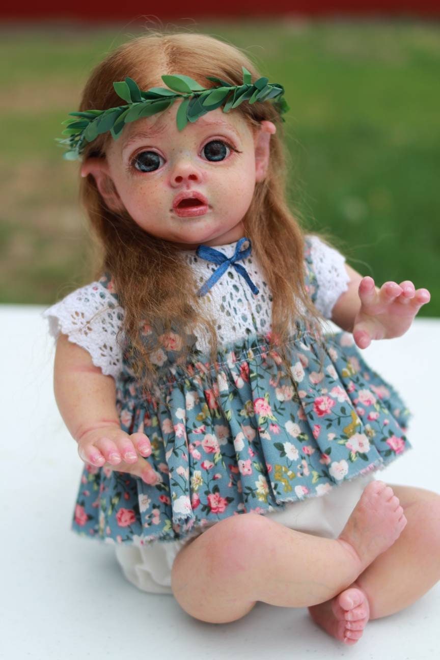 Flo little elf reborn doll Flo reborn doll Elf reborn Etsy