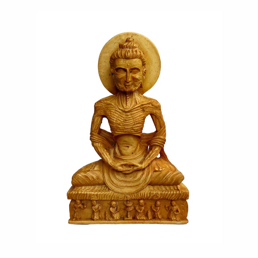 Emaciated Meditating Budhha Statue for Decorative Collections - Etsy