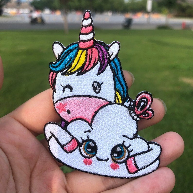 Kids Unicorn Patch Iron on Patches Custom Patches Patch Flower Patches Jackets DnD Patches Patches for Jackets Punk Patches