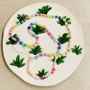 Phone Strap |  Phone Chain | Phone Grip | Phone Lanyard| Phone Necklace with Beads customizable