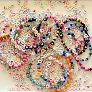 Personalized Multi-Color Beaded Bracelet