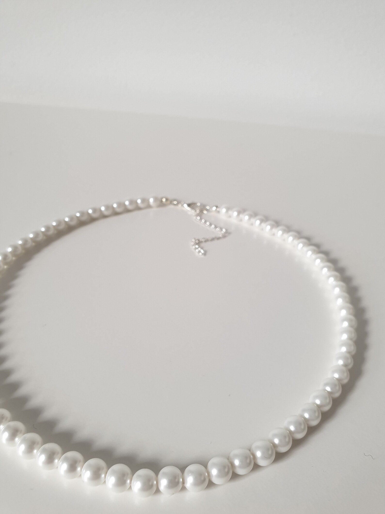 Mens Pearl Necklace 6mm Pearl Necklace Mens Men's Etsy UK