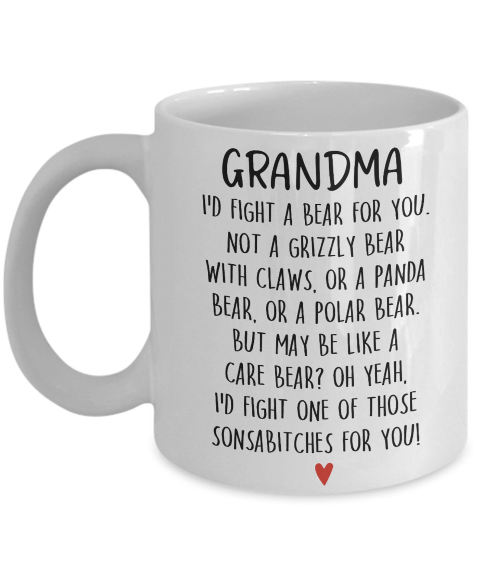 Funny Grandma Coffee Mug Novelty Ceramic Mug Present for Etsy