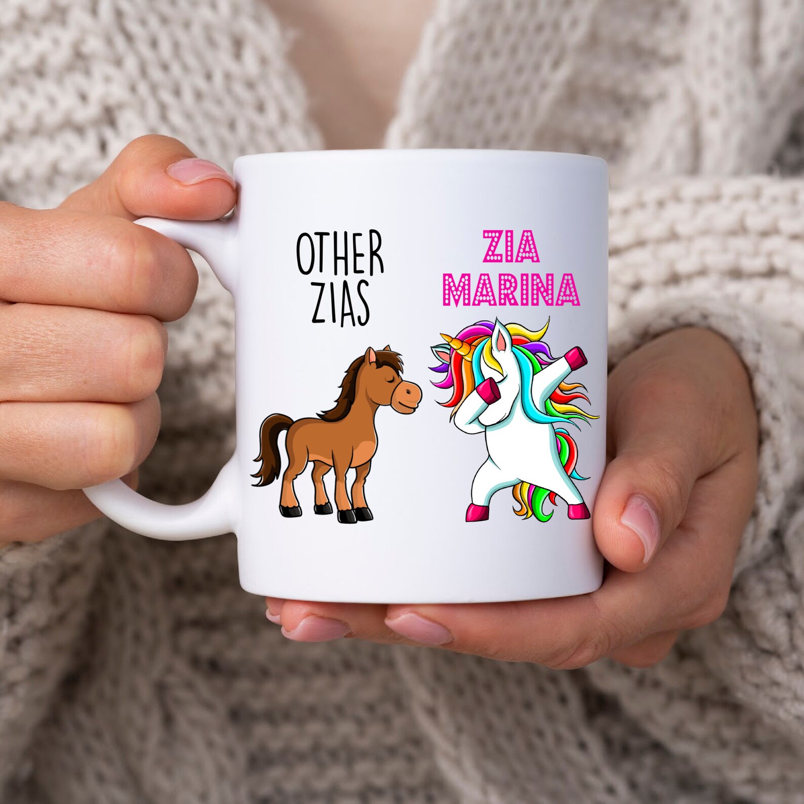 Zia Mug for Auntie Gift Zia Gift Personalised Funny Aunt Etsy UK