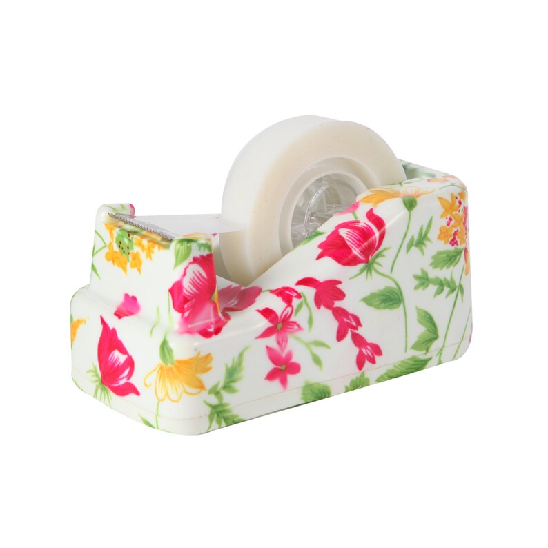 VIBRANZLAB Cute Tape Dispenser Floral Home Office Desk Etsy
