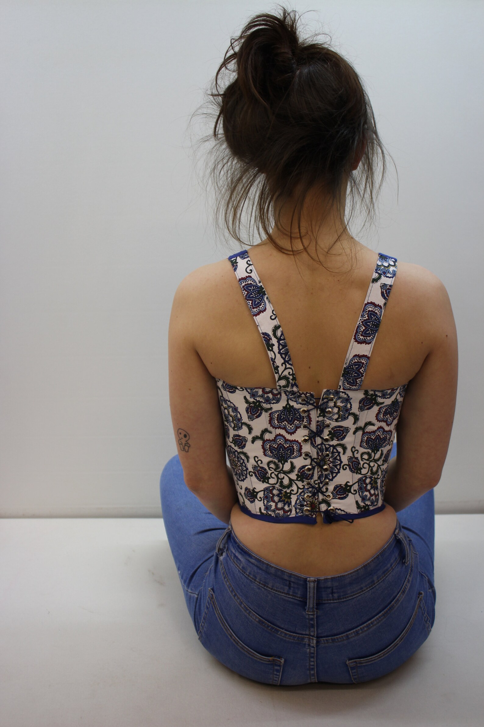 Corset Crop Top Personalizado Etsy España