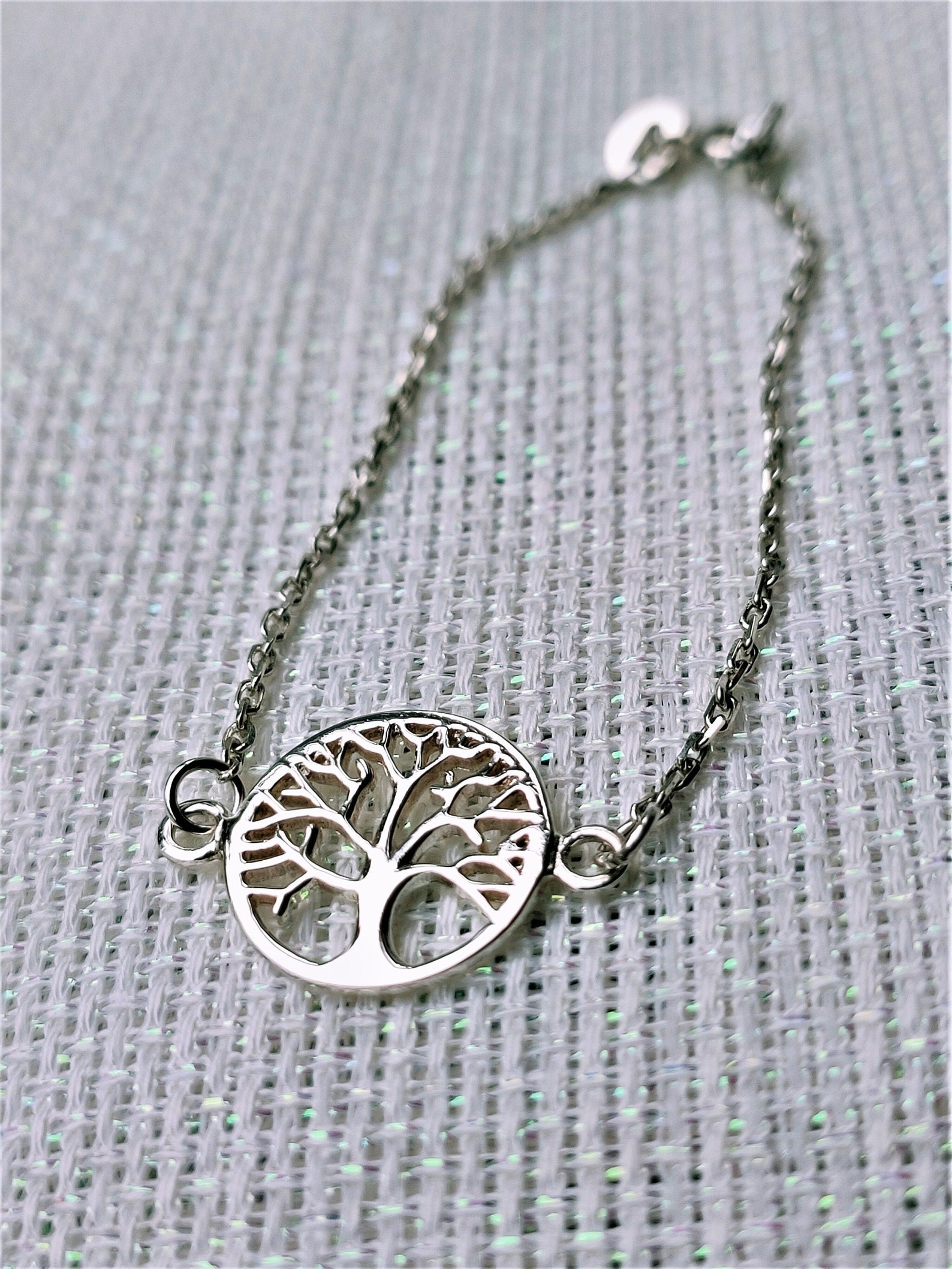 Tree Bracelet Silver Tree Bracelet Flower Bracelet 925 Etsy