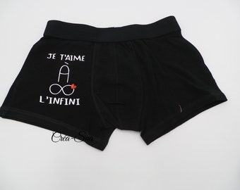 Personalized men's boxer multiple choice, men's gift idea, unique and original boxer, personalized men's panties, men's underwear