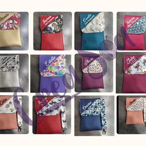 Magnetic nurse pouch and matching neck strap size, patterns and colors of your choice, personalized caregiver pen pouch