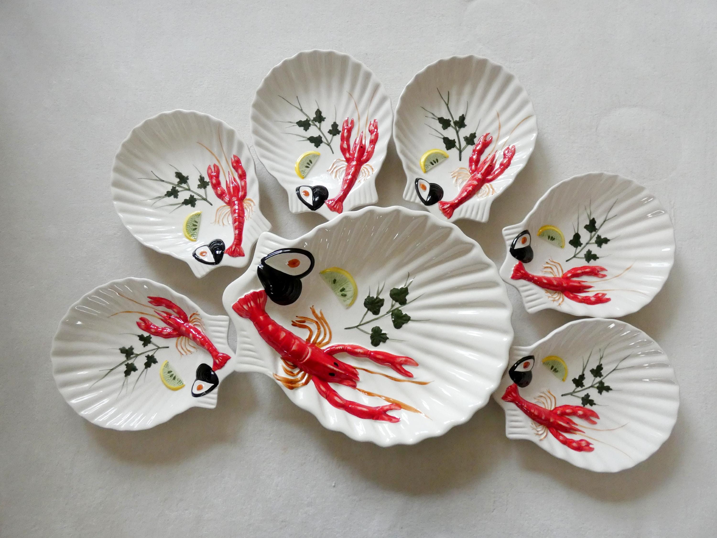 Lobster dishes set - Etsy 日本