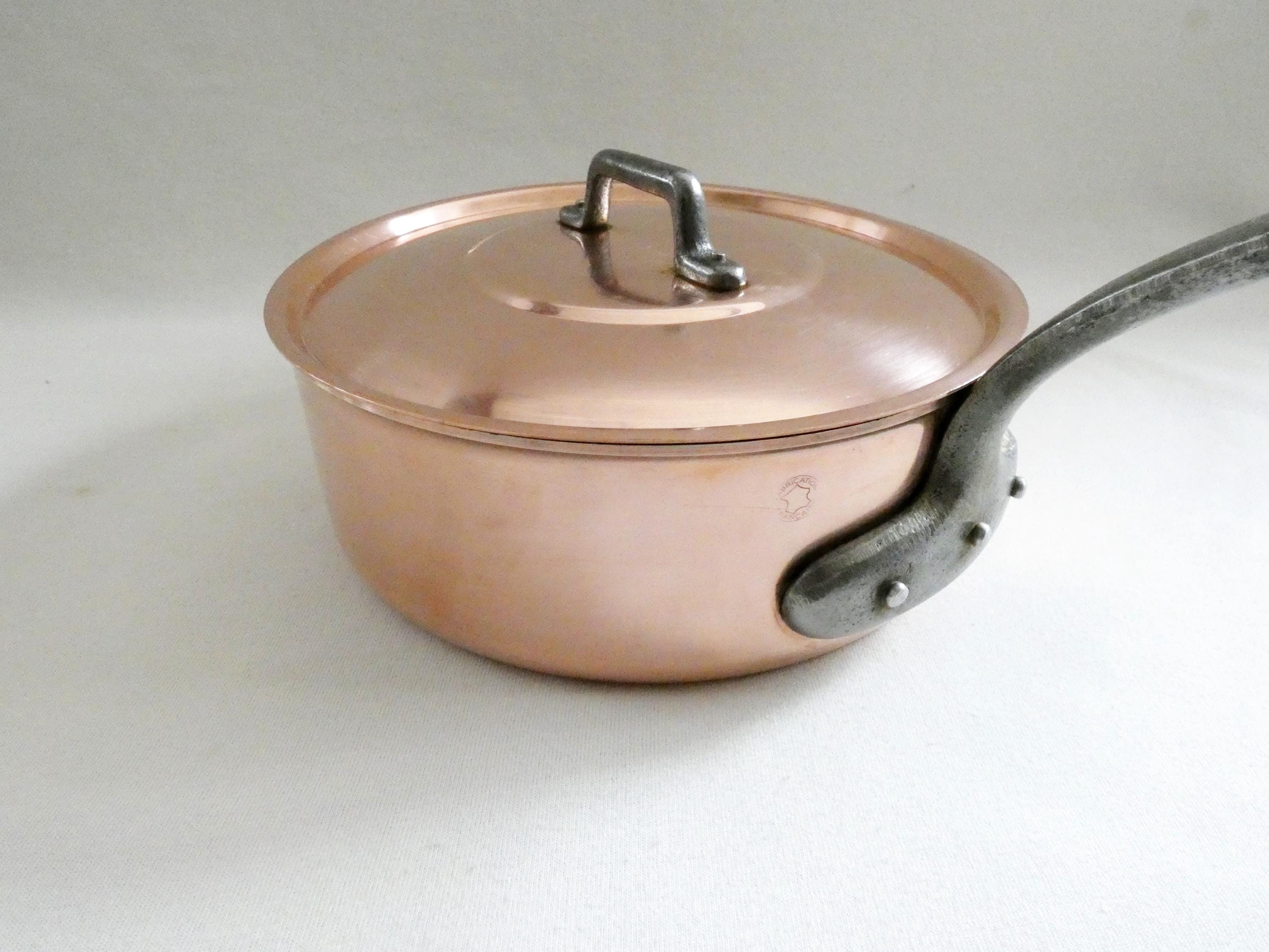 Casserole STAUB fonte 18cm vintage avec manche bois