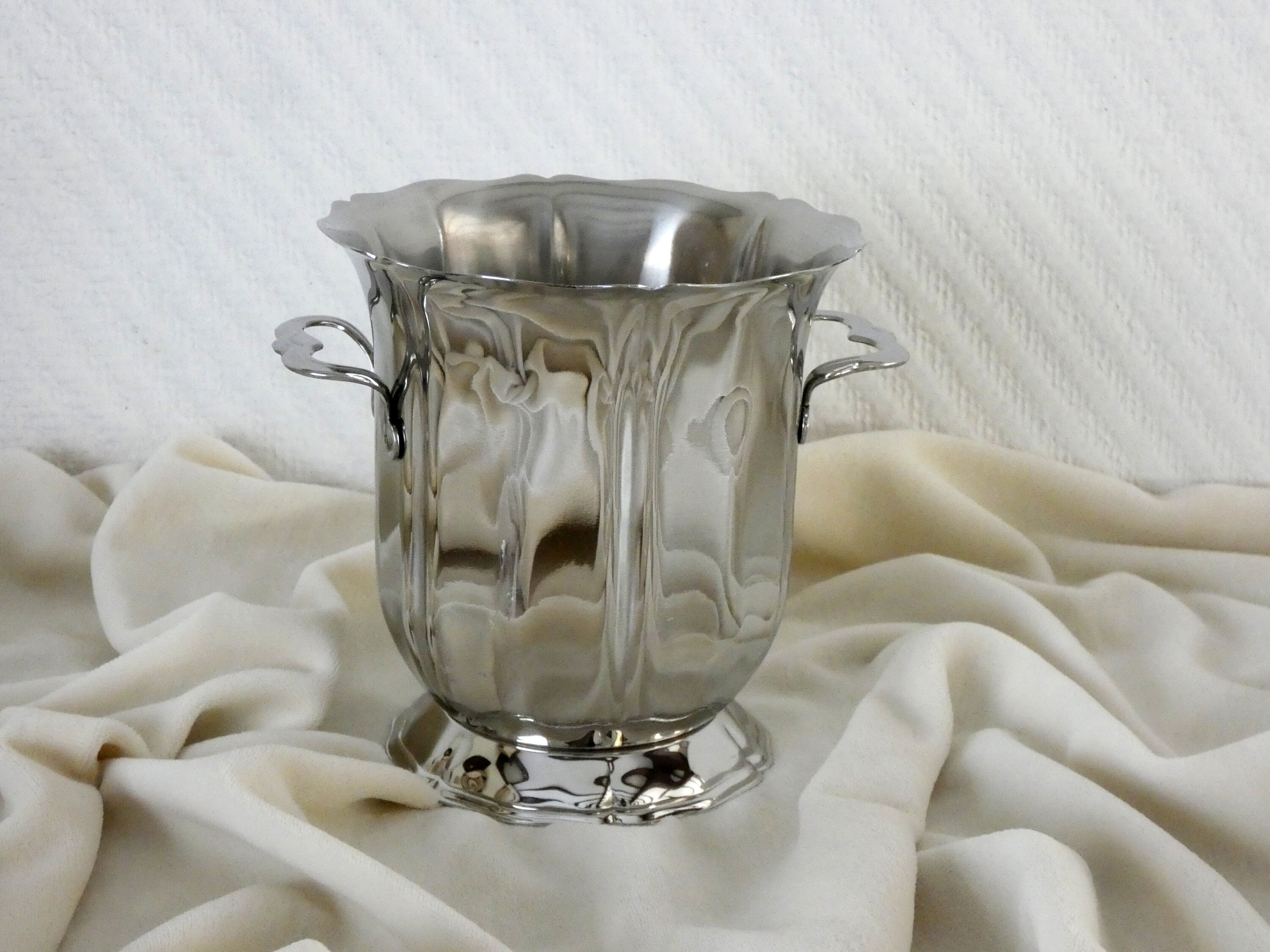 Guy Degrenne Original French designer Ice Bucket, Vintage French Ice Bucket, Bar Accessories