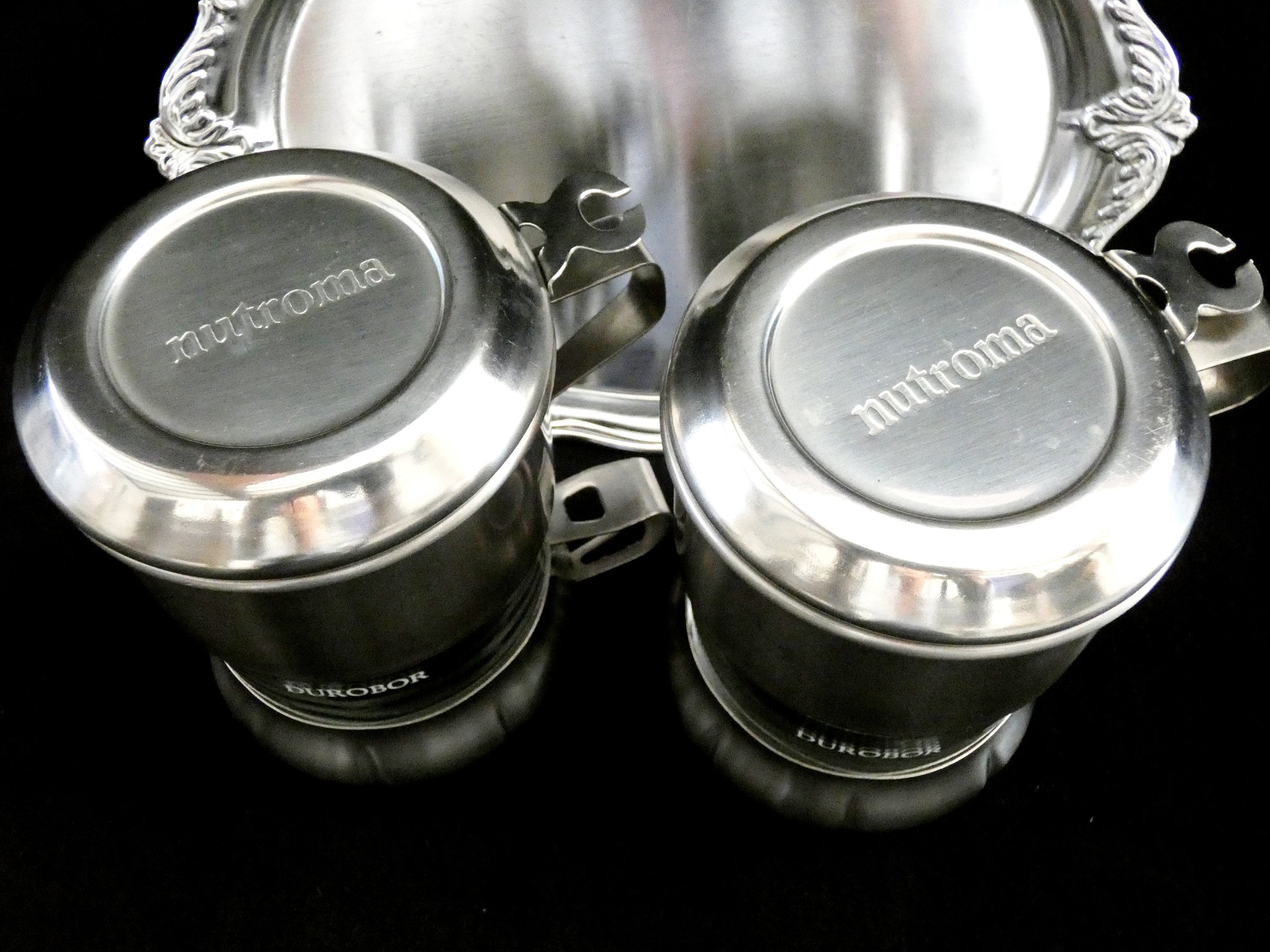 Durobor Filter Coffee Cups, Vintage Drip Coffee Maker, 'Durobor' Coffee