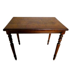Antique Turned Leg Side Table - Etsy