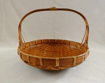 フランスのヴィンテージ籐バスケットホームデコレーションキッチンmi