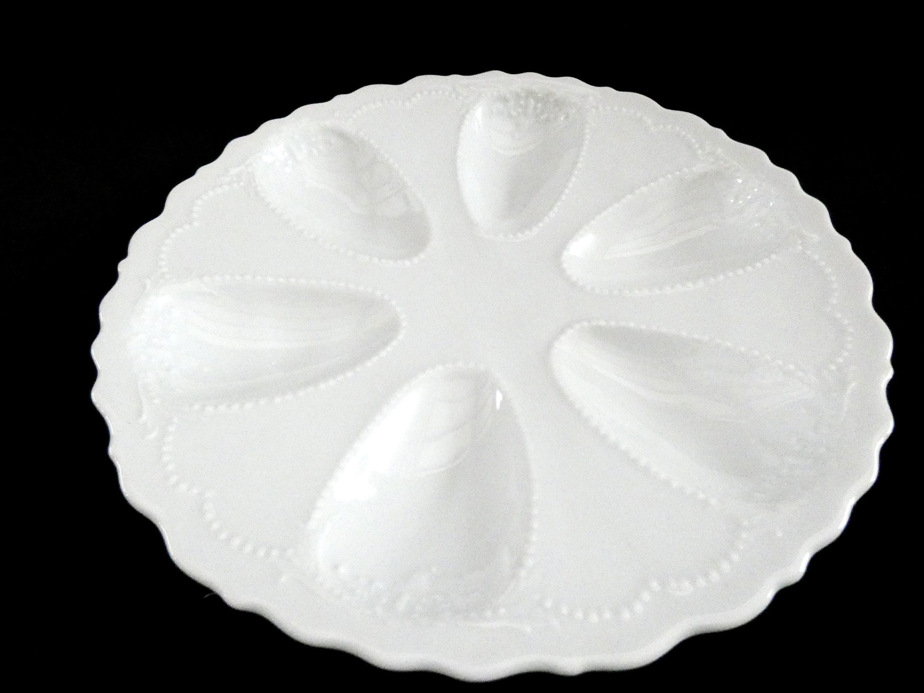 Antique Limoges Oyster Plate Limoges White French Porcelain Limoges