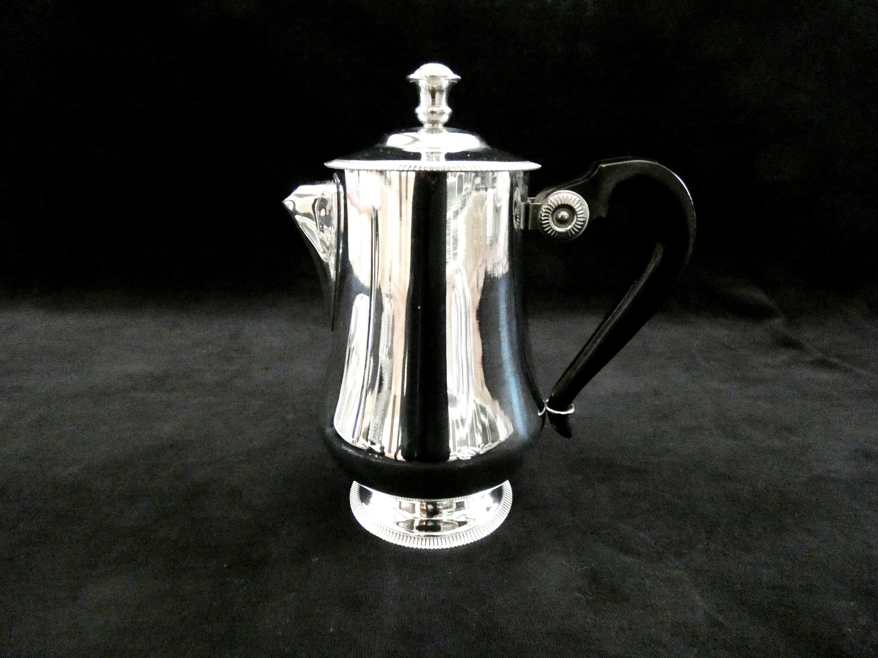 Art Deco Létang Rémy Coffee /Tea Set, French Art Deco Stainless Steel