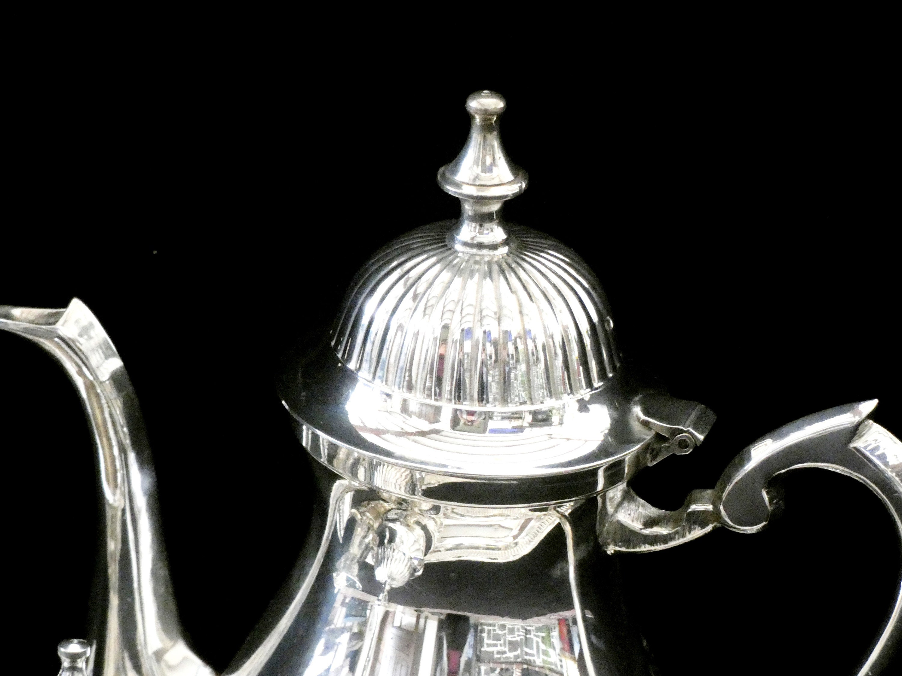 France Louis XV, Vintage French Tea Set Coffee Service, Vintage Silver